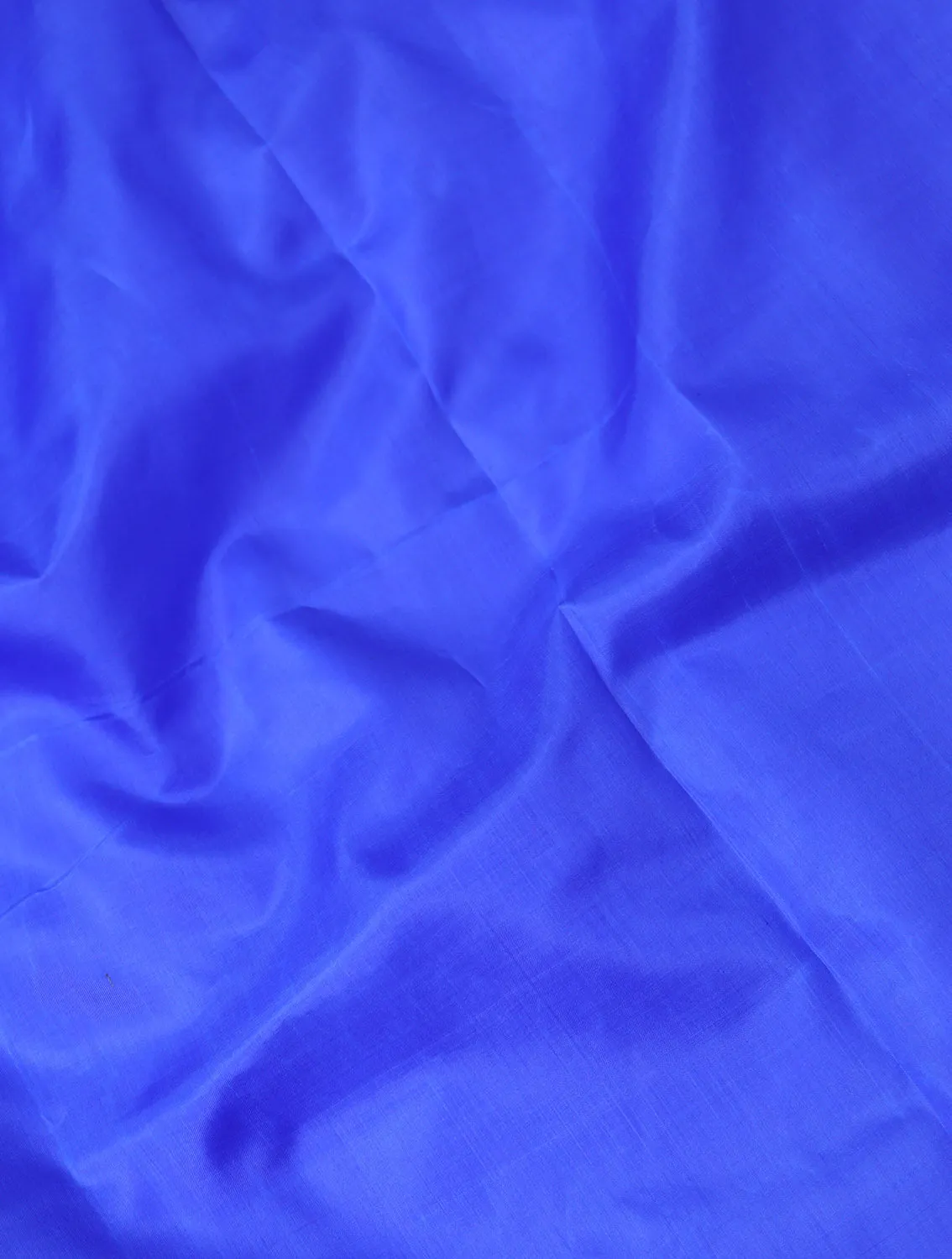 Pure Silk Fabric in Blue: Elegant and Versatile (1 Mtr)