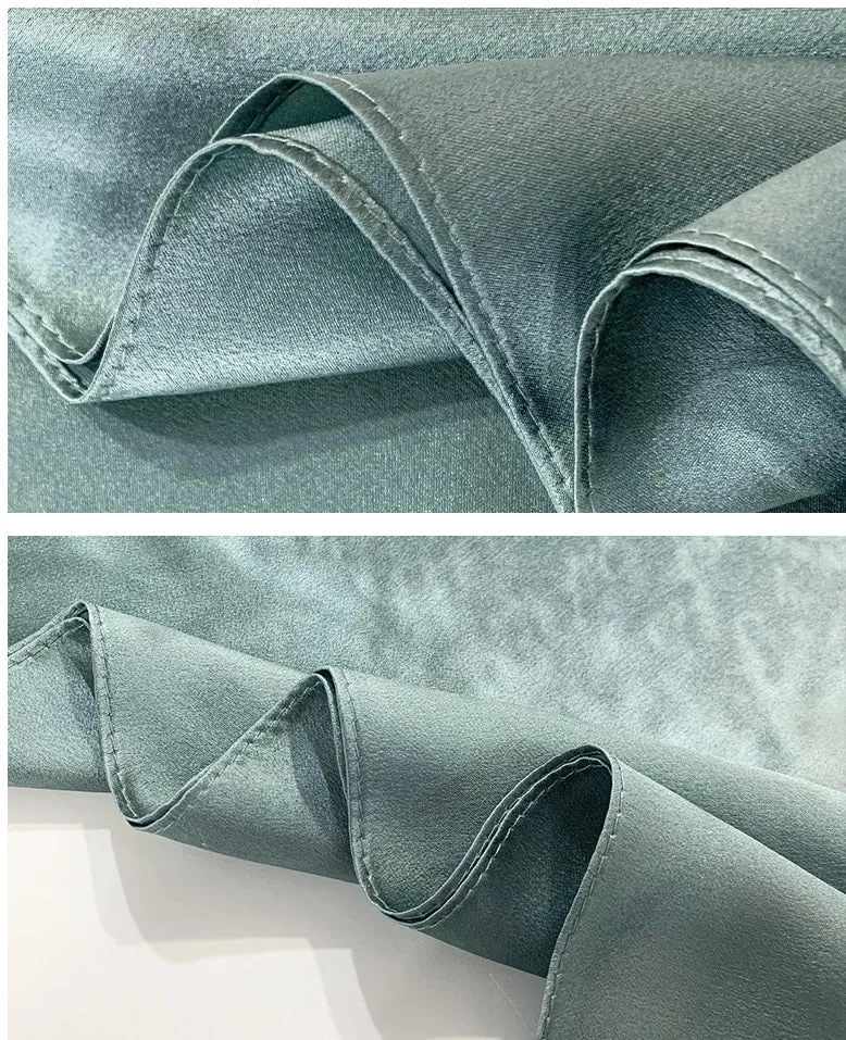 Pure Silk Solid Color Square Scarf 53x53cm/21