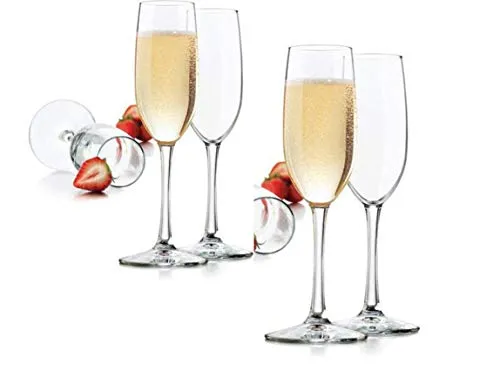 Pure Source India Whiskey & Wine Glasses Clear, Mini Size Wine Glass (Set of 4 Pcs)