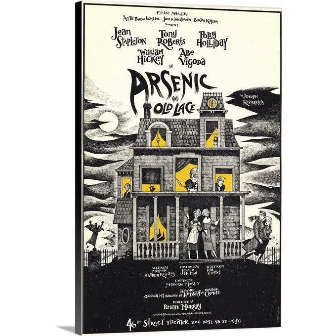 "Arsenic and Old Lace (Broadway) (1986)" Canvas Wall Art