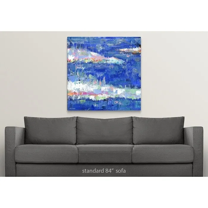 "Blue Series Calm" Canvas Wall Art