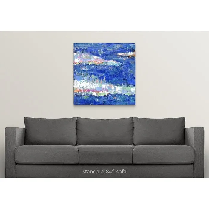 "Blue Series Calm" Canvas Wall Art