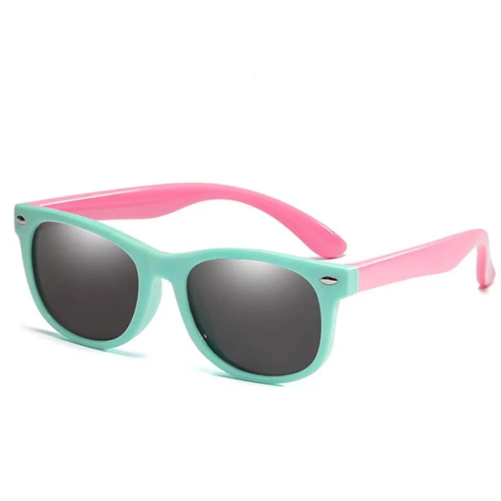 Rainbow - (Age 3-12)Kids UV400 Protective Polarized Sunglasses