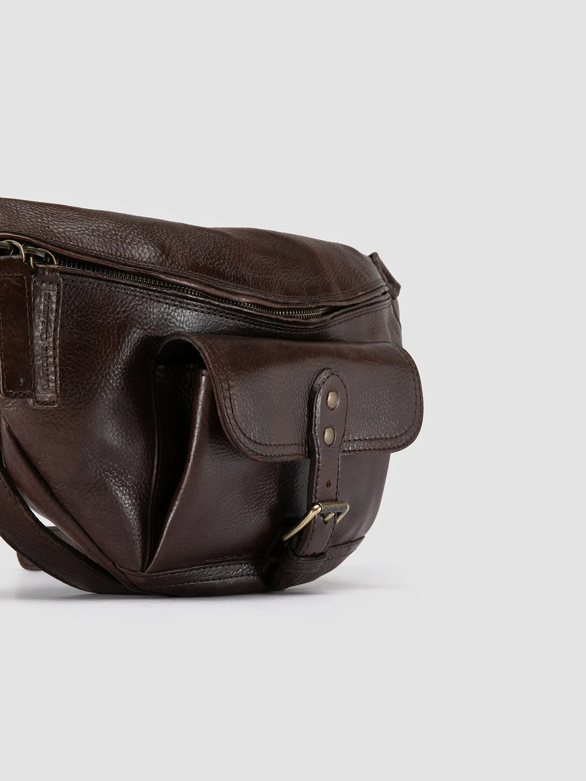 RARE 044 - Brown Leather Waist Pack