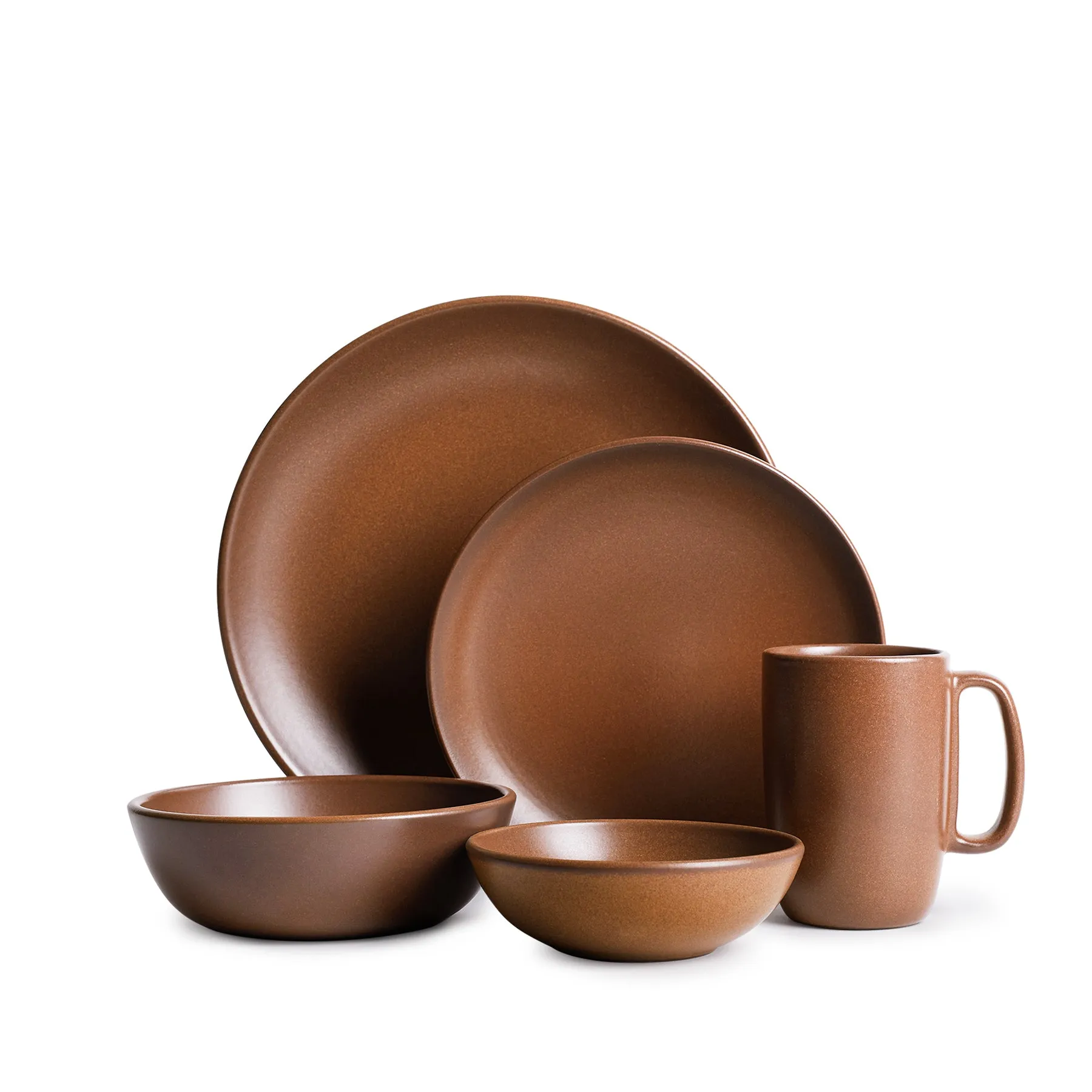 Redwood 5-Piece Dinnerware Set