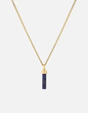 Remi Lapis Necklace, Gold Vermeil