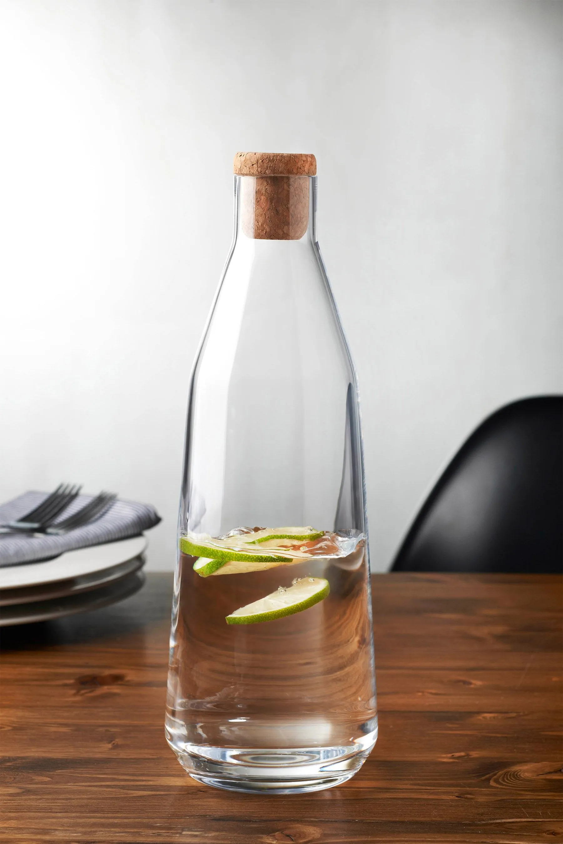 Rhythm Water Carafe Clear with Cork Stopper