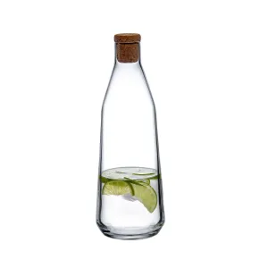 Rhythm Water Carafe Clear with Cork Stopper