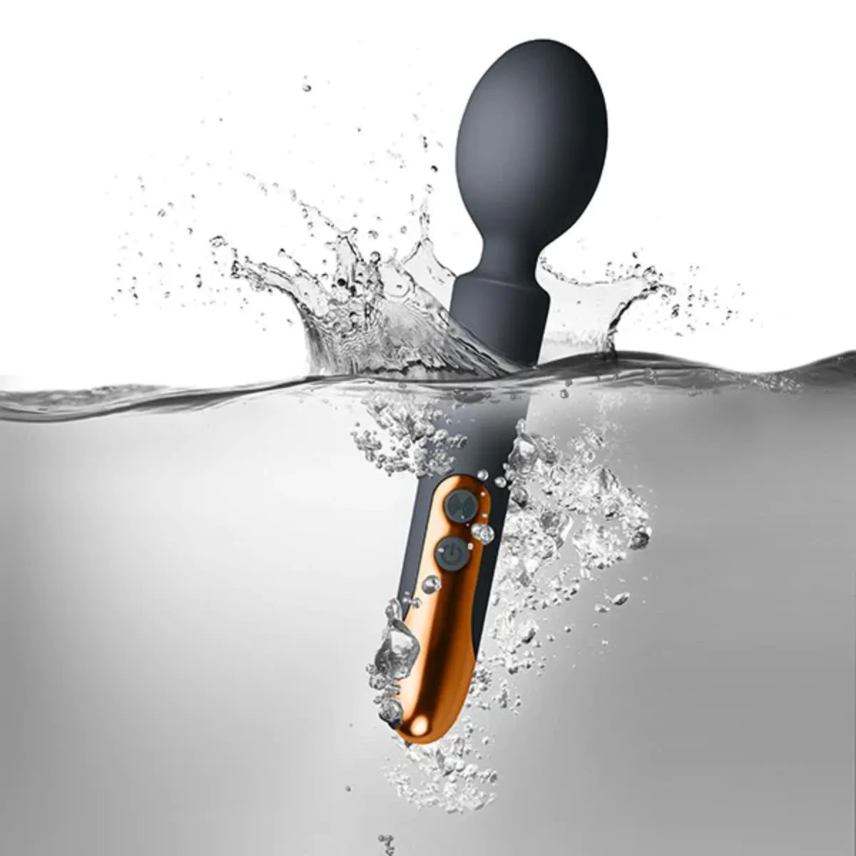 Rocks Off Oriel Rechargeable Wand Vibrator Black