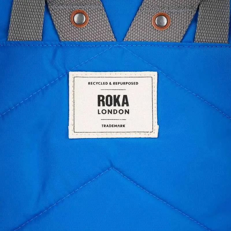 Roka Backpack Canfield B Small Neon Blue Recycled Nylon