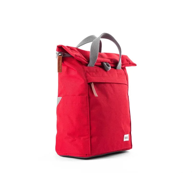 Roka Backpack Finchley A Small Mars Red Recycled Canvas