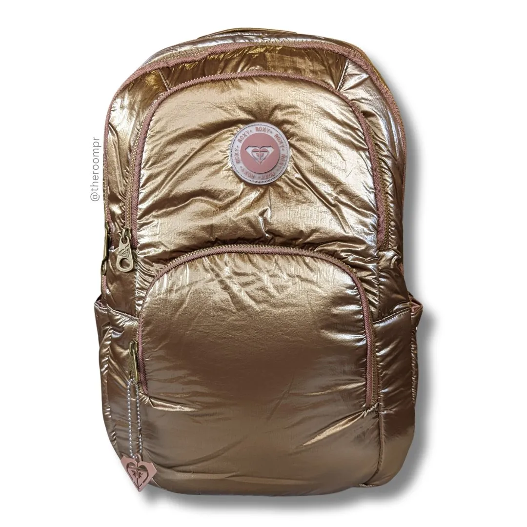 Roxy "Huntress Solid" Backpack - Metallic Bronze