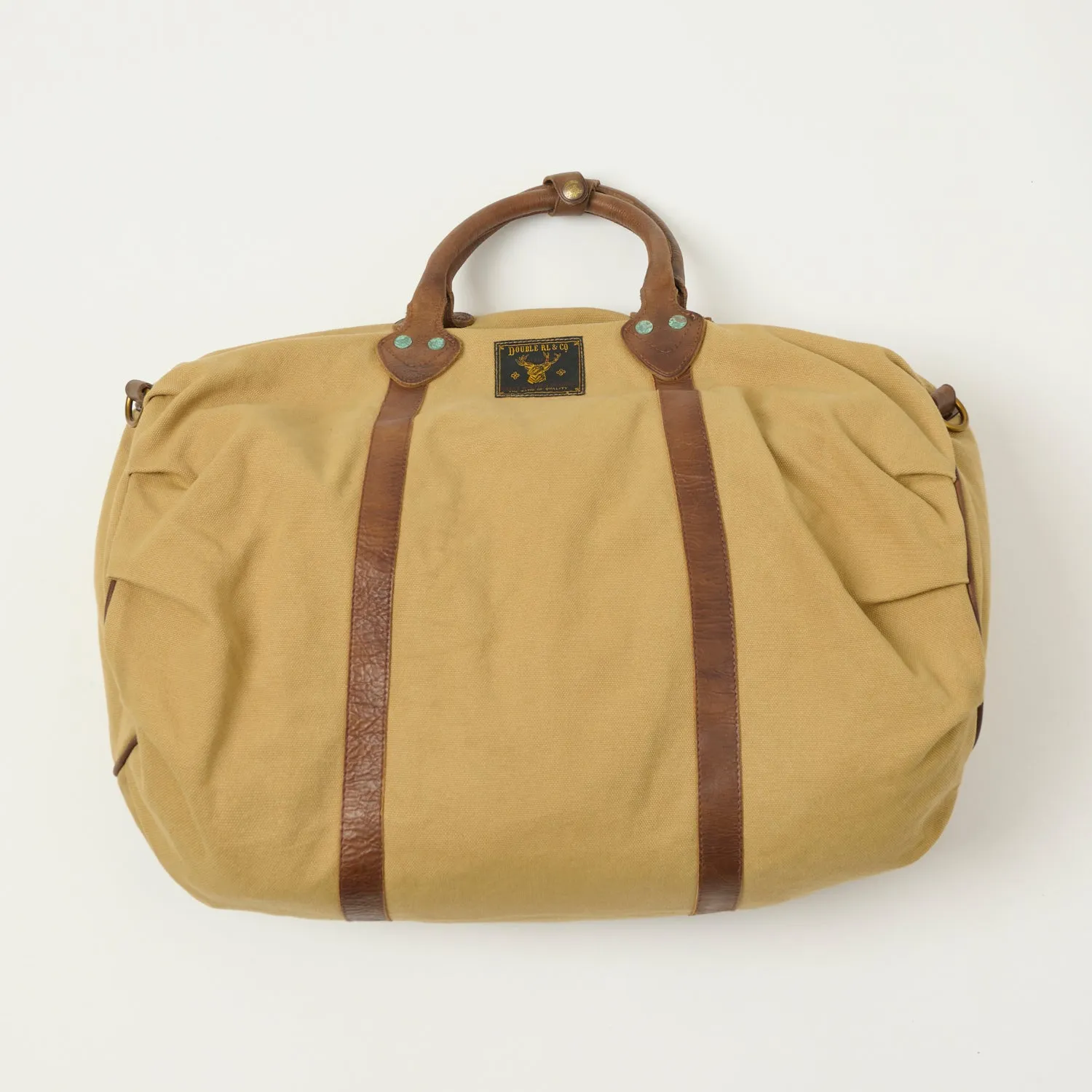 RRL Leather-Trim Canvas Duffel