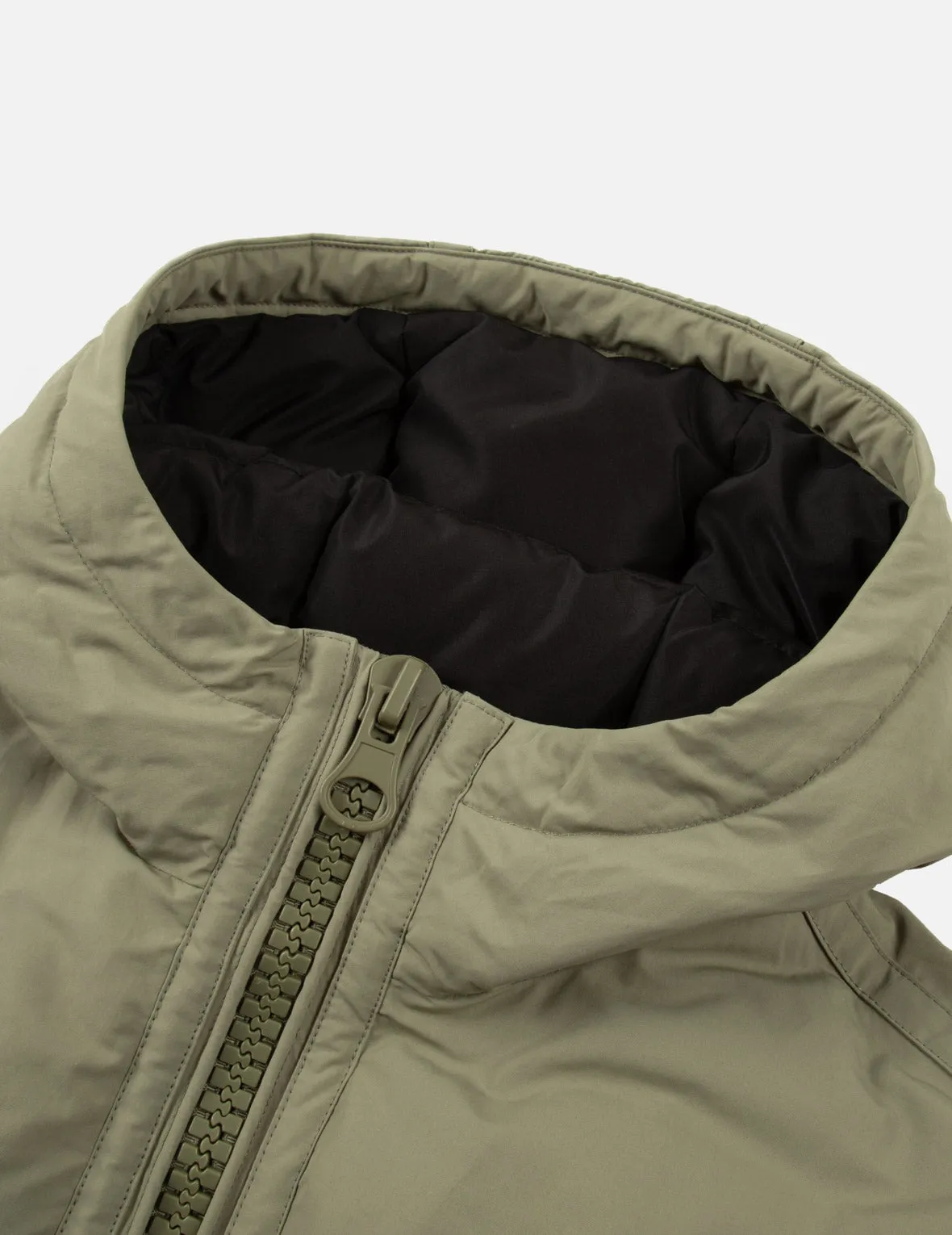 Seagull Embroidery Loose Fit Down Jacket