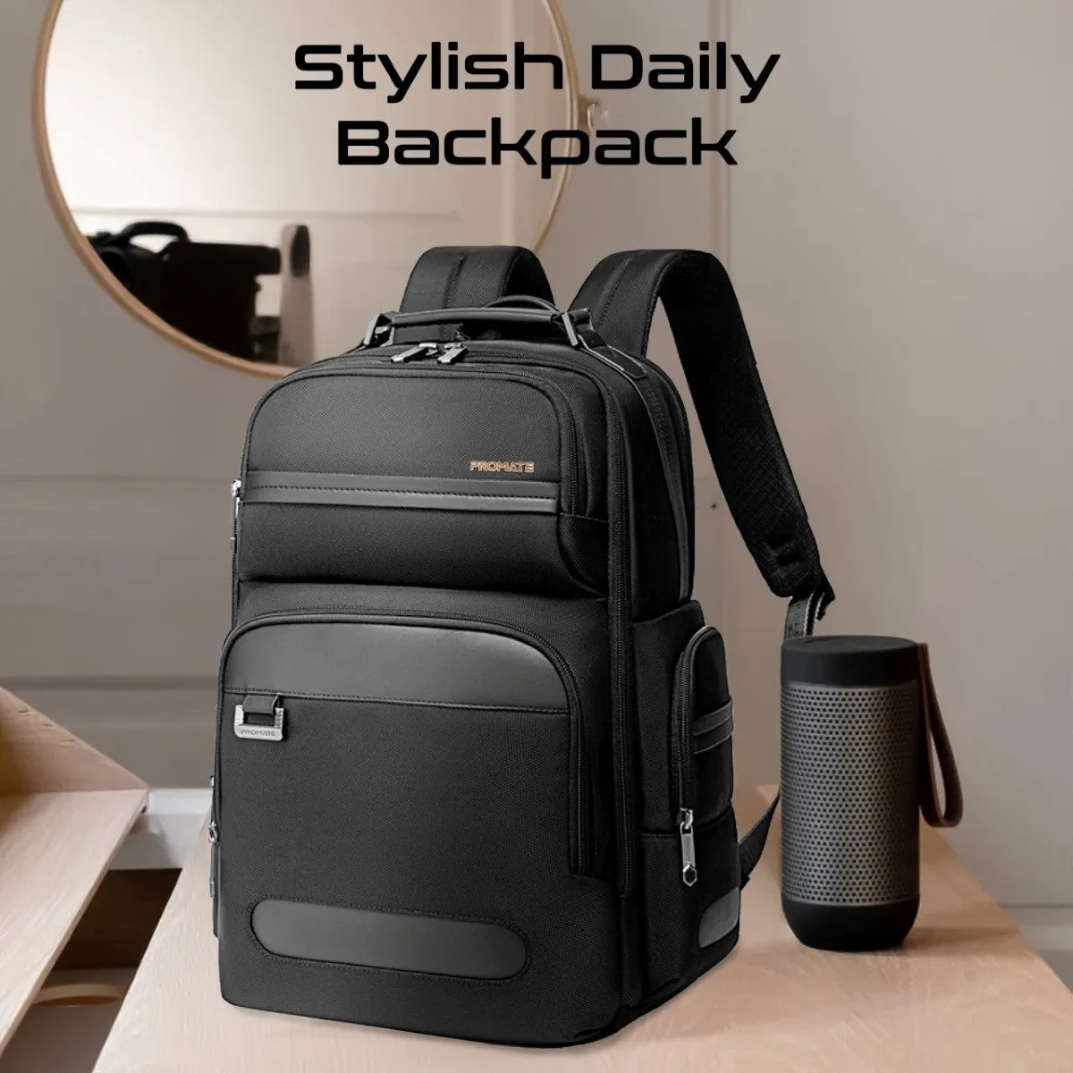 SecureStorage™ 15.6" Laptop Backpack with Multiple Compartments