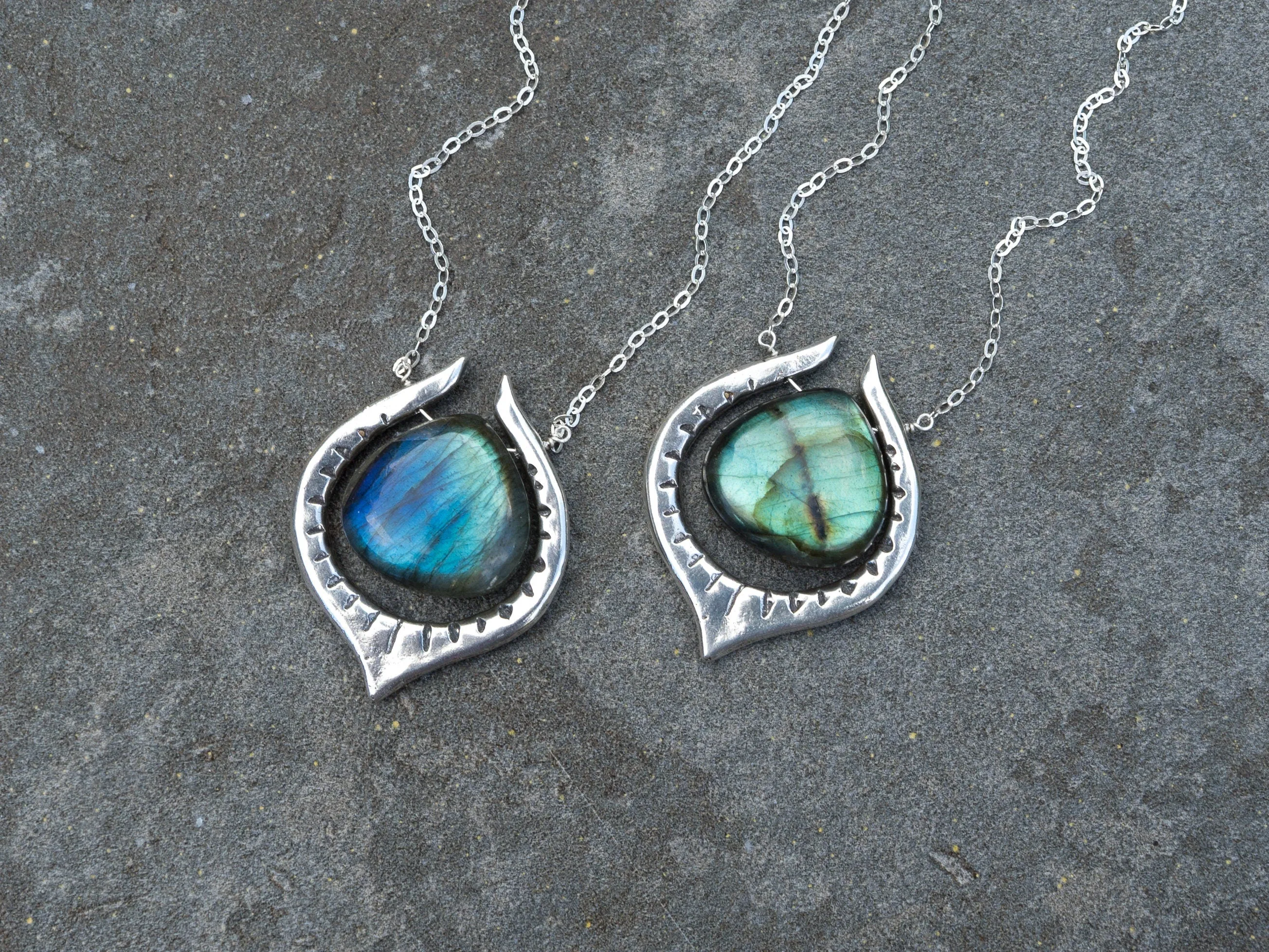 SERA / Labradorite Teardrop Necklace