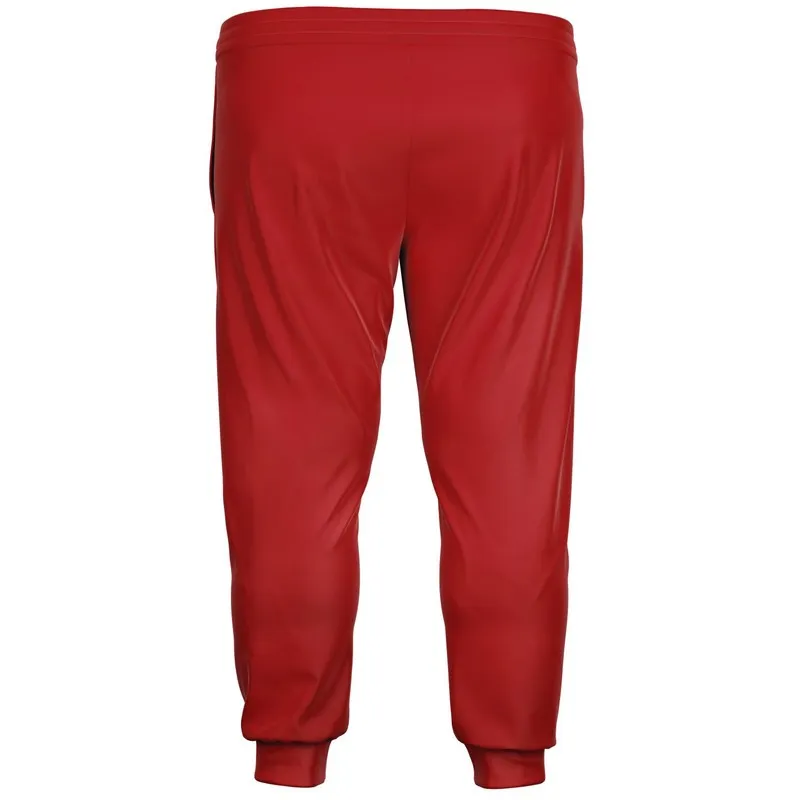 Shaded Red Joggers | Unisex | with PLUS sizes | C0M100Y100K30