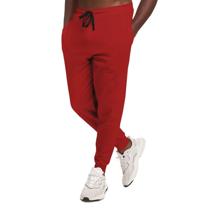 Shaded Red Joggers | Unisex | with PLUS sizes | C0M100Y100K30