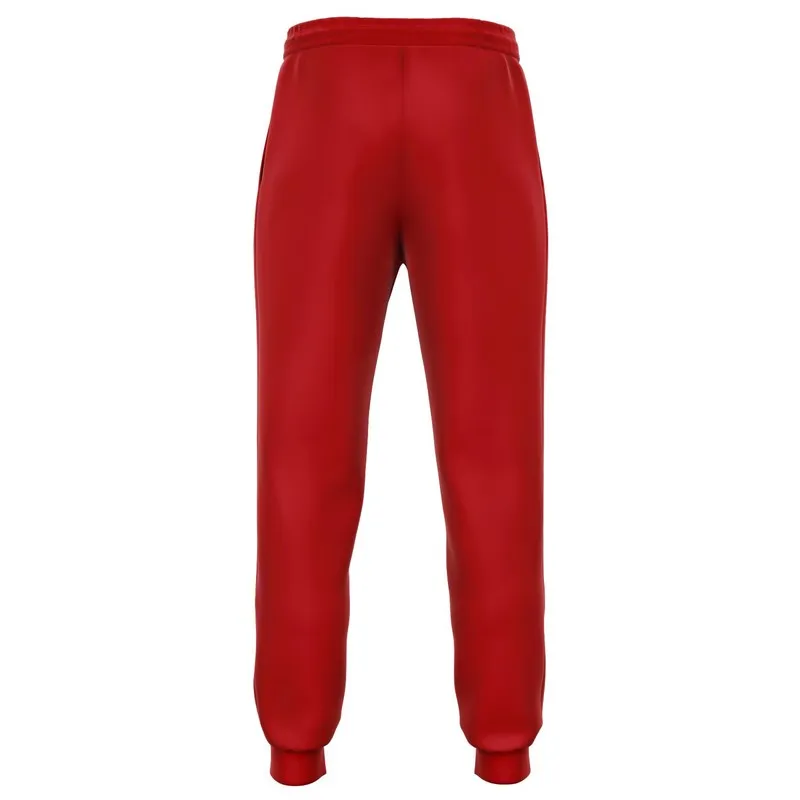 Shaded Red Joggers | Unisex | with PLUS sizes | C0M100Y100K30