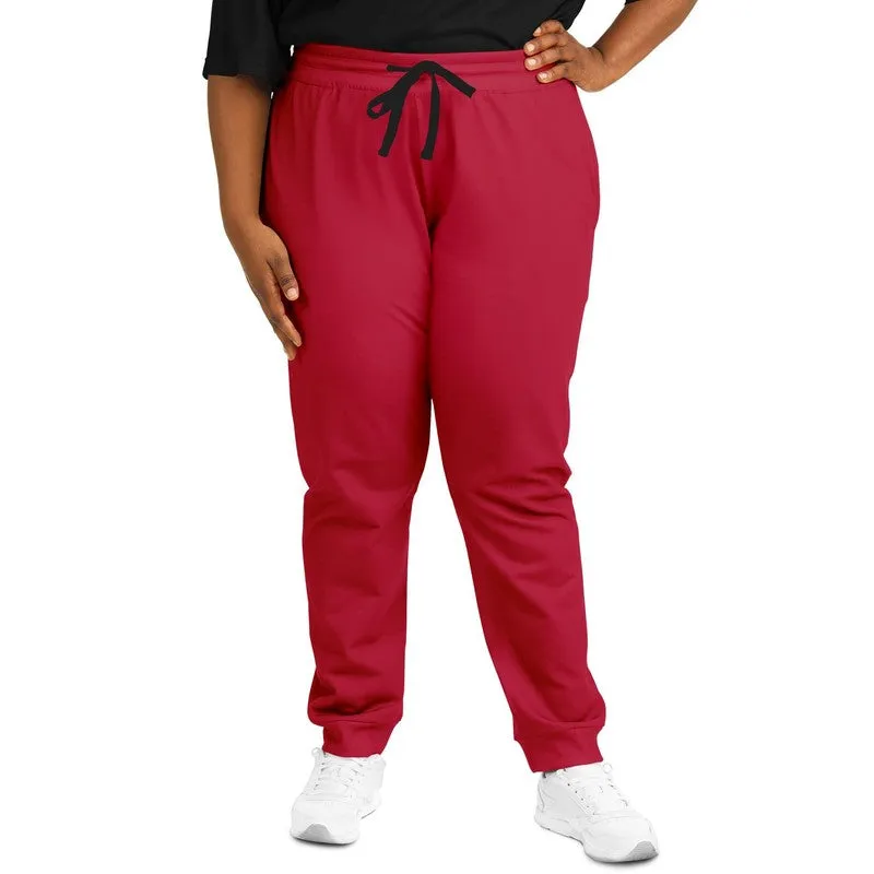 Shaded Red Joggers | Unisex | with PLUS sizes | C0M100Y75K30