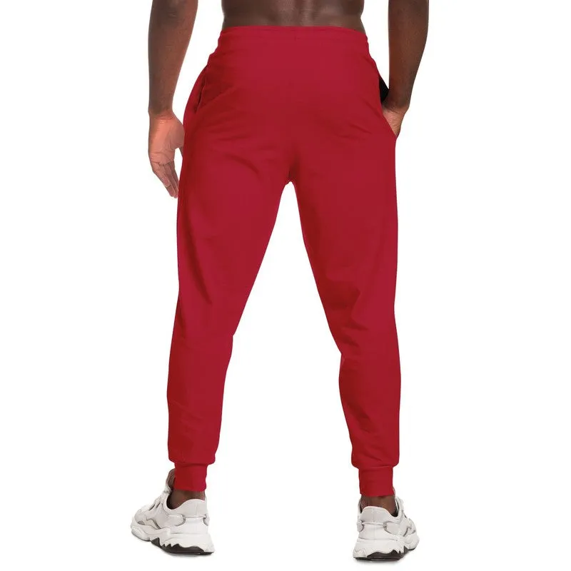 Shaded Red Joggers | Unisex | with PLUS sizes | C0M100Y75K30