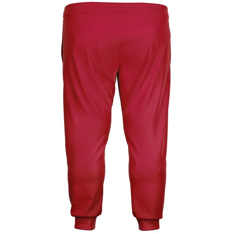 Shaded Red Joggers | Unisex | with PLUS sizes | C0M100Y75K30