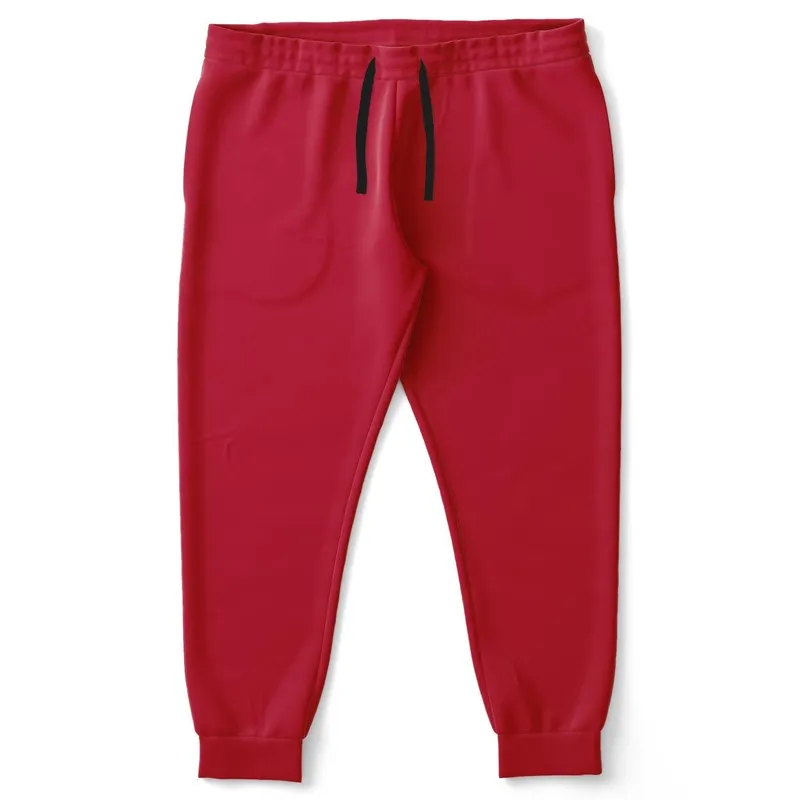 Shaded Red Joggers | Unisex | with PLUS sizes | C0M100Y75K30