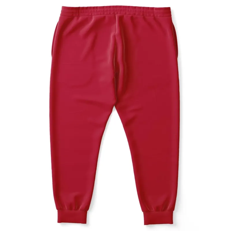 Shaded Red Joggers | Unisex | with PLUS sizes | C0M100Y75K30