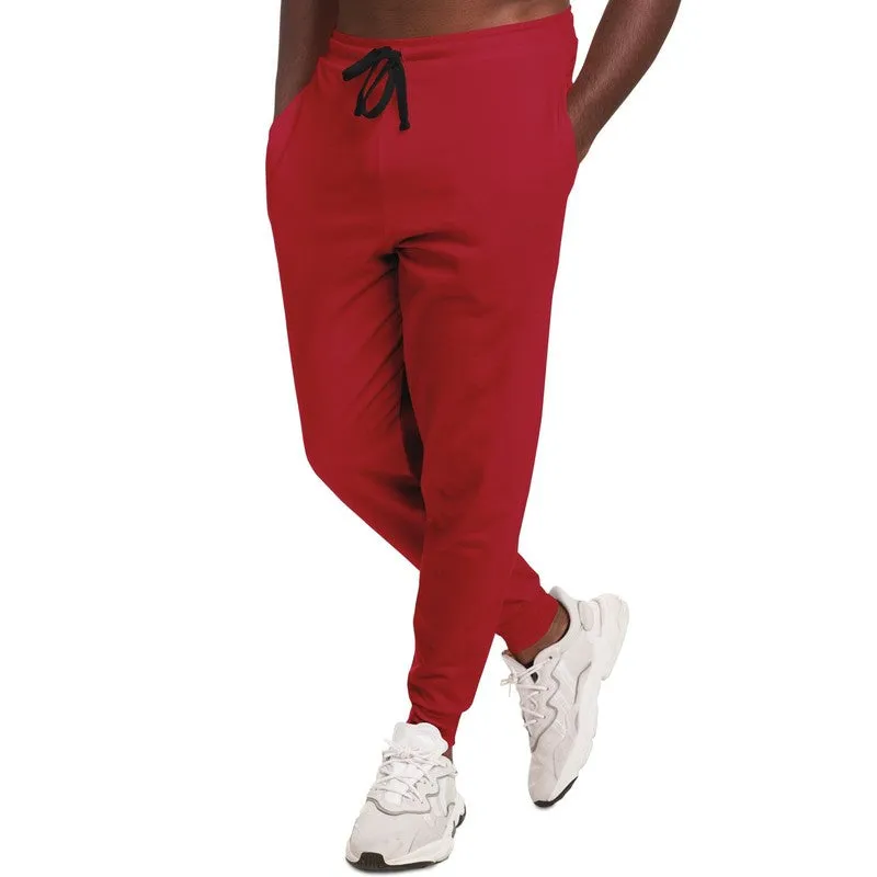 Shaded Red Joggers | Unisex | with PLUS sizes | C0M100Y75K30