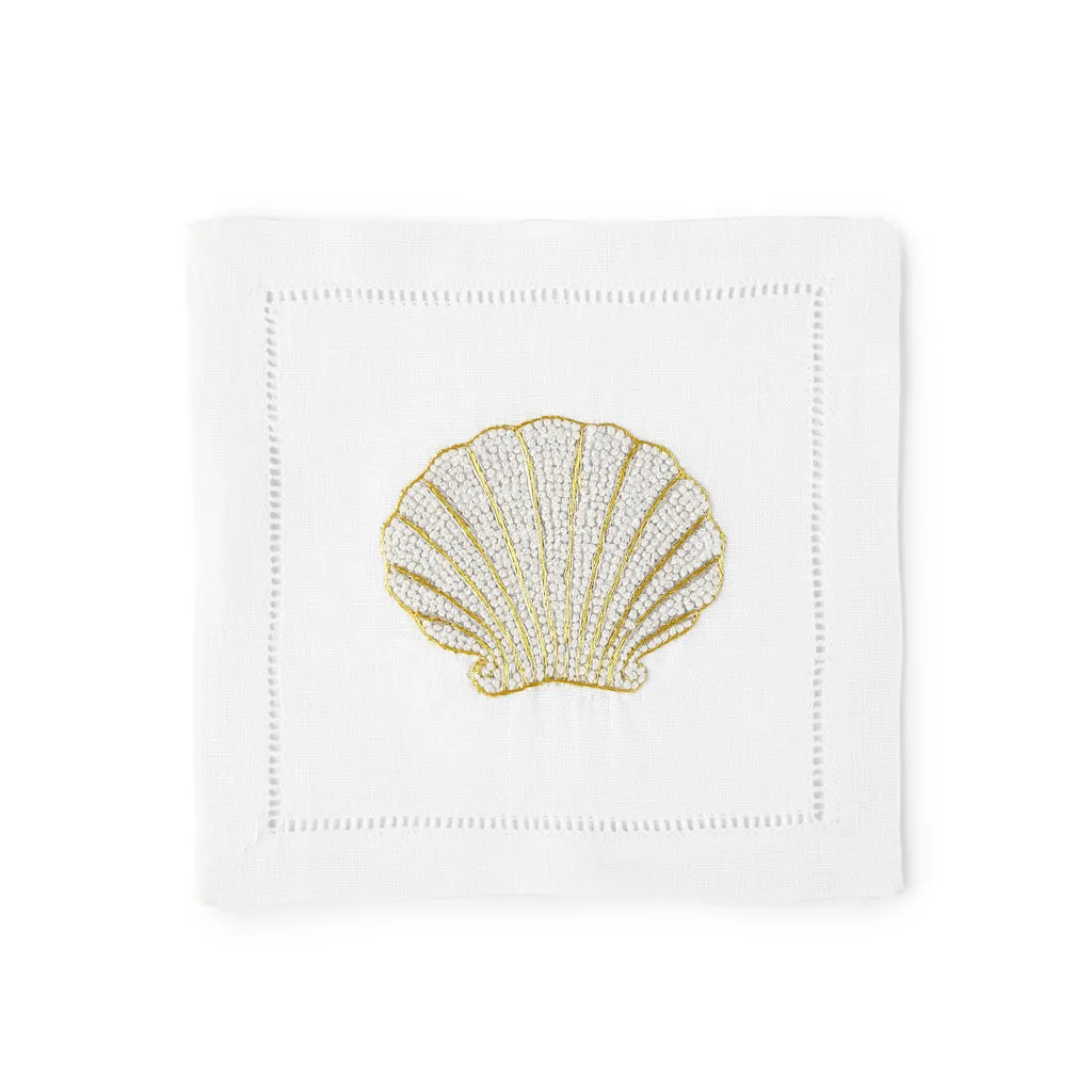 Shell Cocktail Napkins