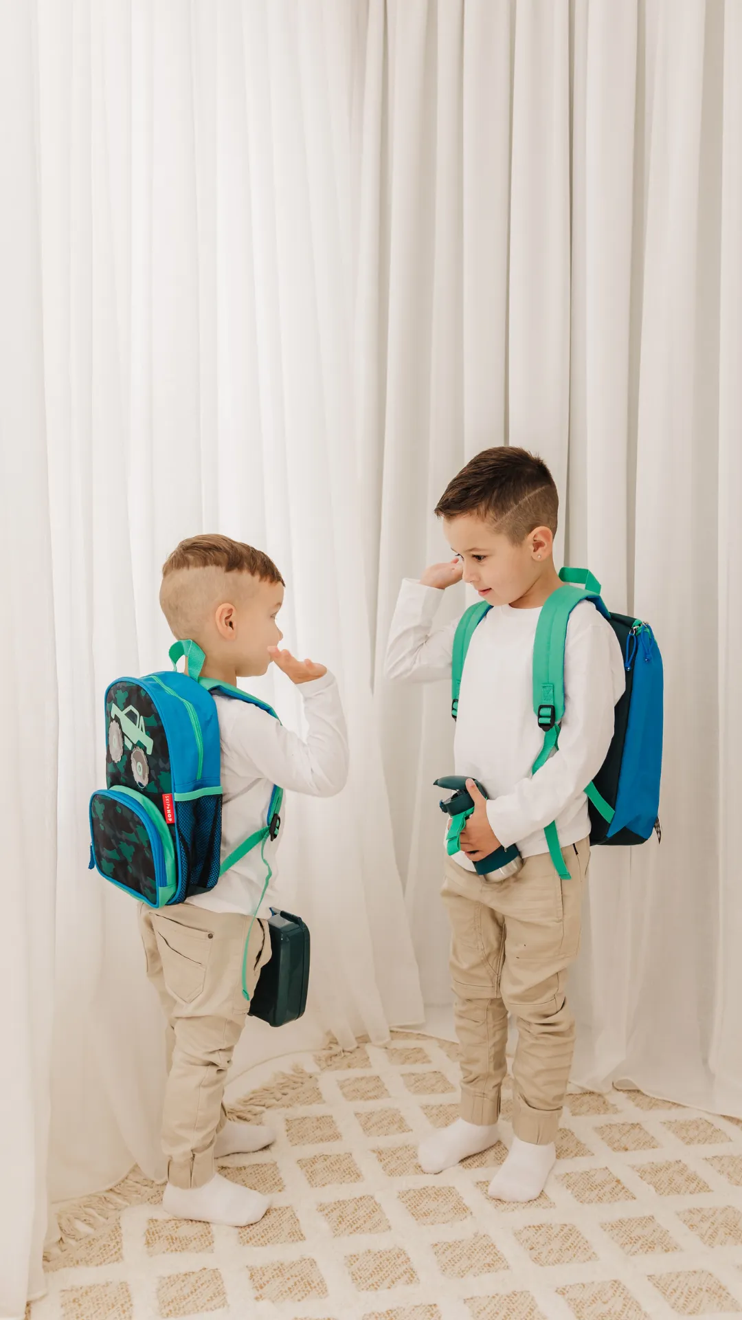 Skip Hop Spark Style Little Kid Backpack- Truck