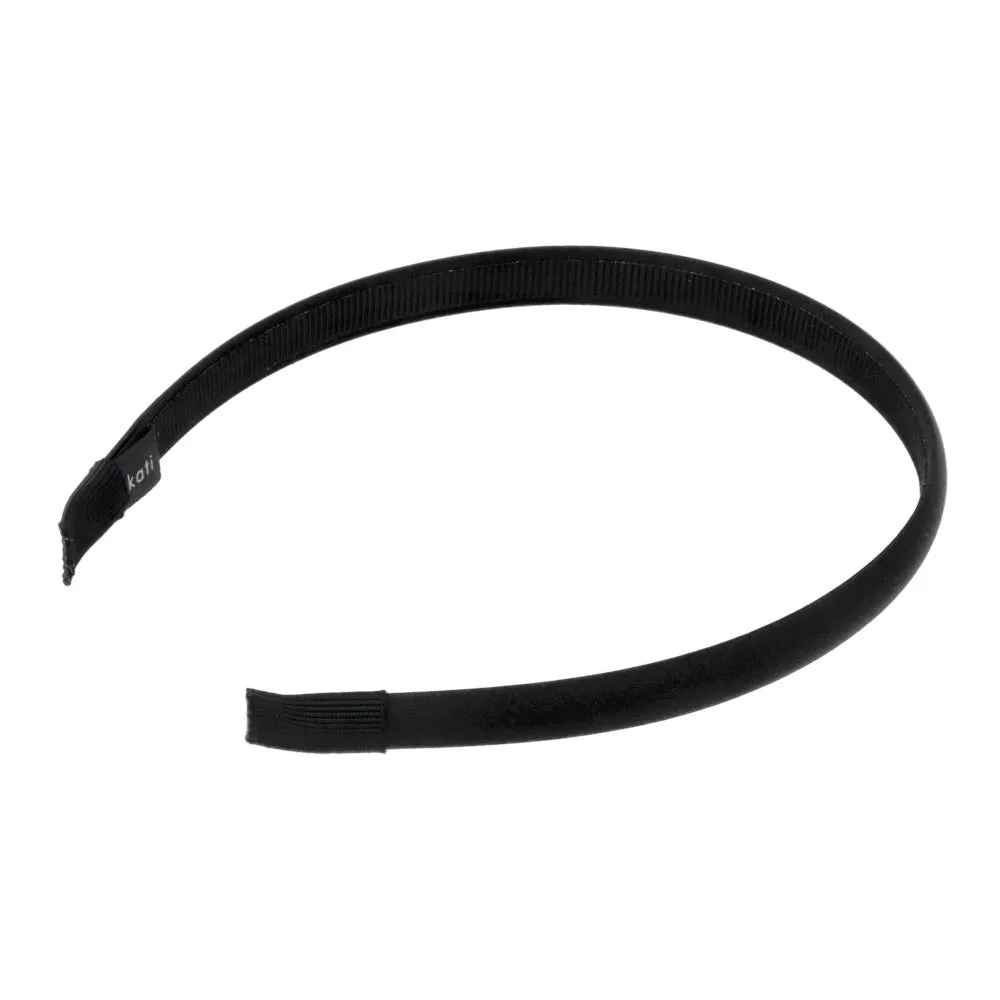 Sleek Black 13mm Headband