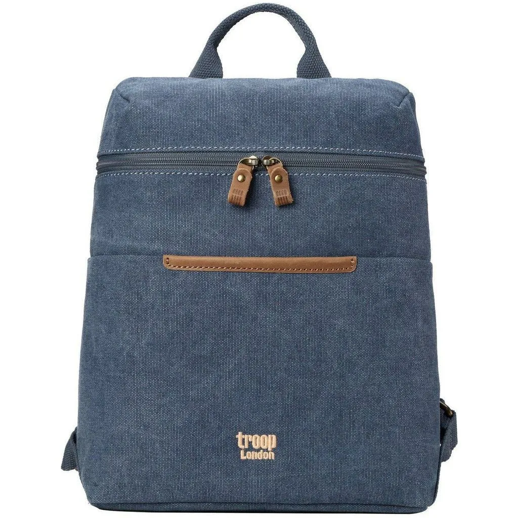 Small Canvas Backpack - Black Blue or Brown - Troop London Classic