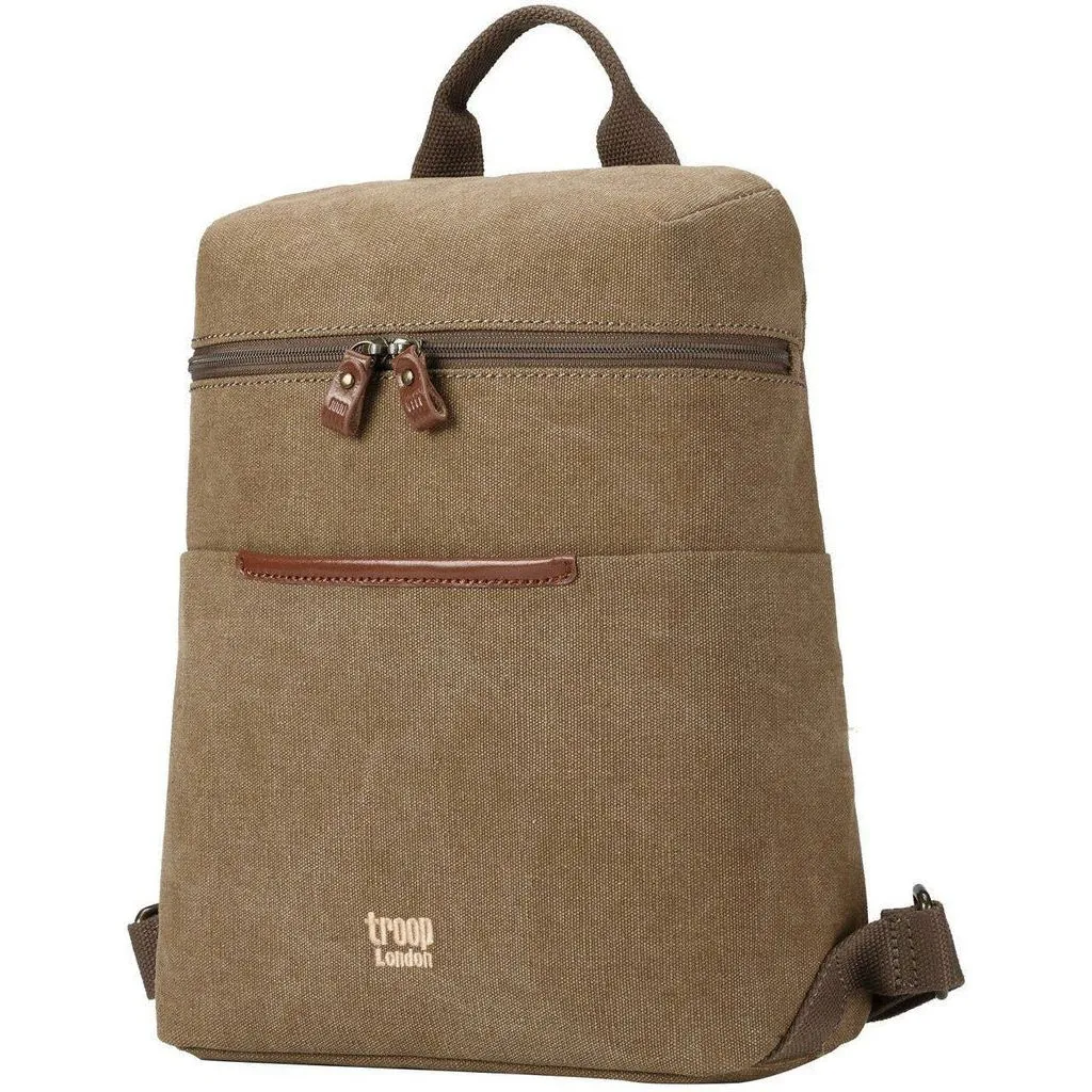 Small Canvas Backpack - Black Blue or Brown - Troop London Classic