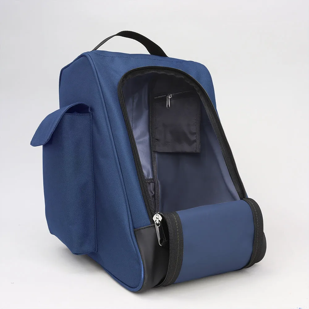 Small Navy Walking Boot Bag