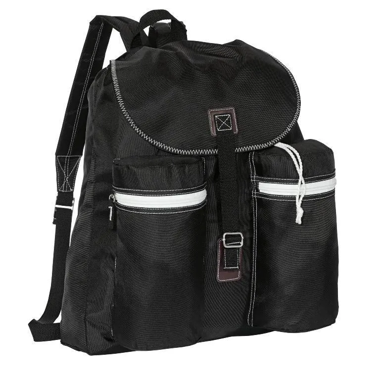 Spacious Rucksack Backpack With Two Exterior Pockets (CloseOut)