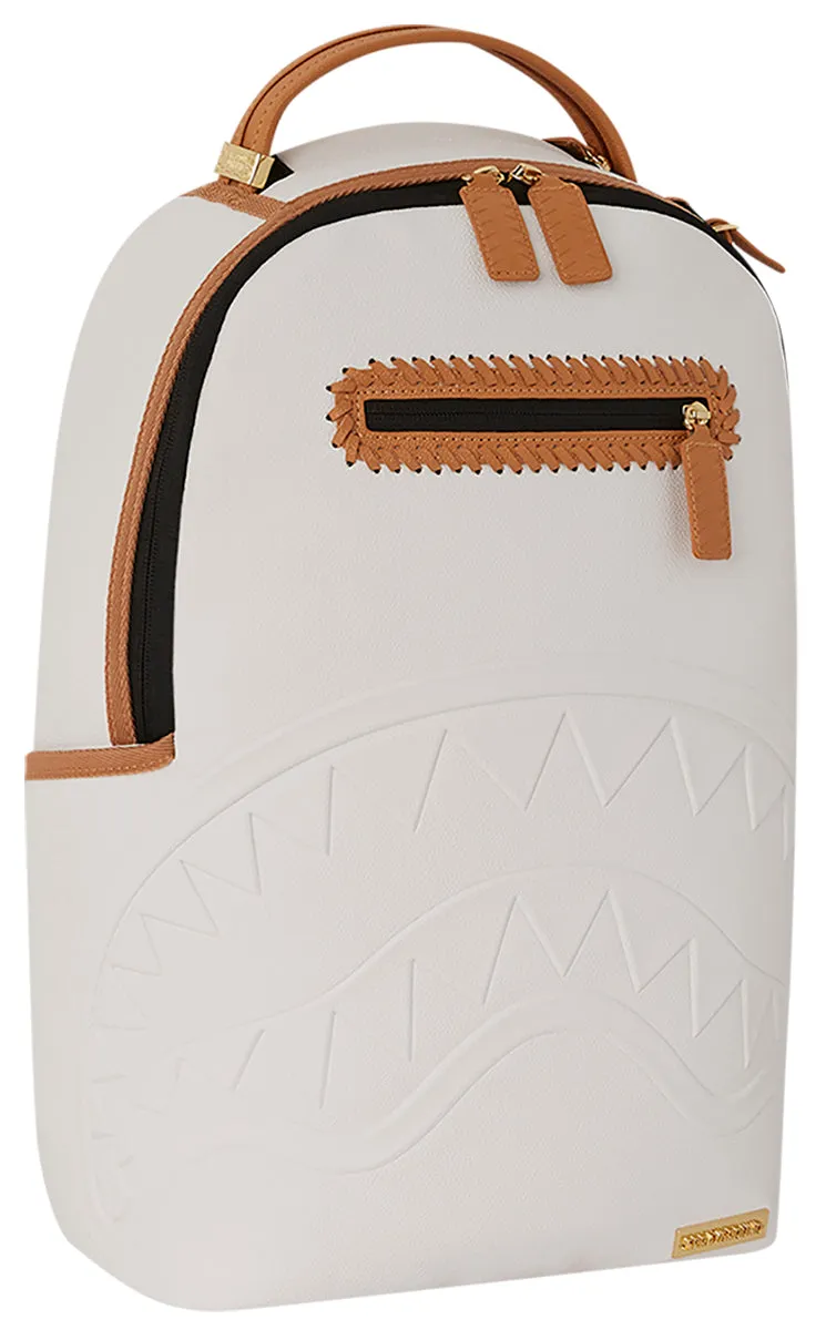 Sprayground Catamaran DLSXV Backpack In White Brown