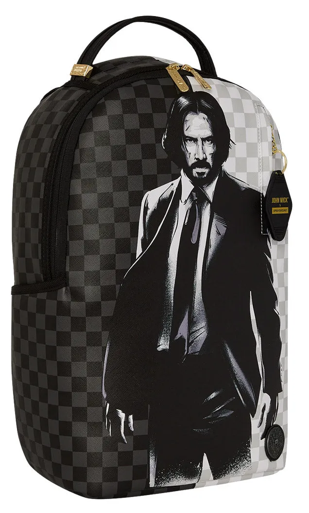 Sprayground John Wick Stand Strong In Black White Backpack