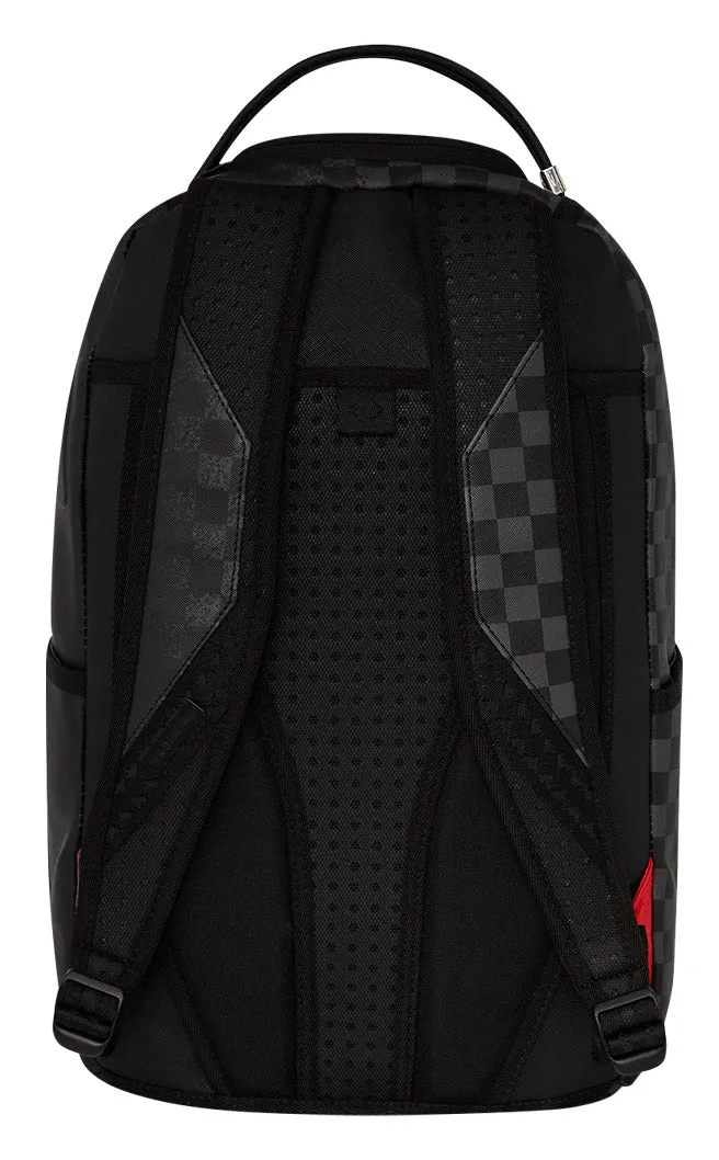 Sprayground Spritz Grey Check DLXSV In Grey Black