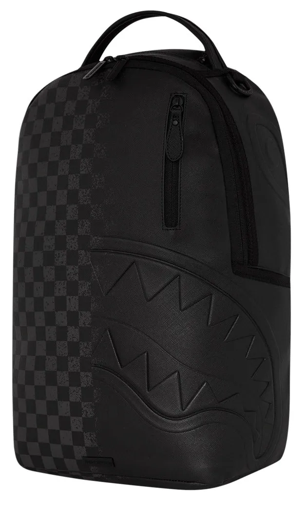 Sprayground Spritz Grey Check DLXSV In Grey Black