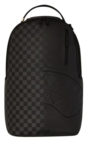 Sprayground Spritz Grey Check DLXSV In Grey Black