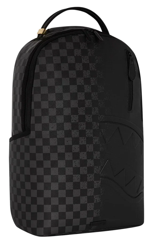 Sprayground Spritz Grey Check DLXSV In Grey Black