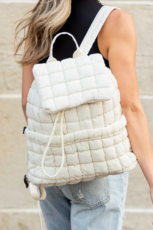 Stevie Quilted Puffer Backpacks