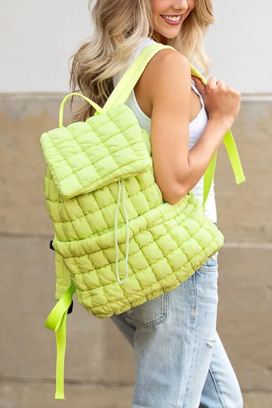 Stevie Quilted Puffer Backpacks