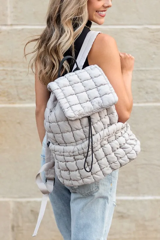 Stevie Quilted Puffer Backpacks