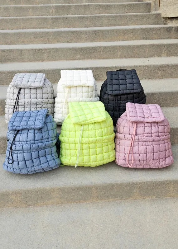 Stevie Quilted Puffer Backpacks