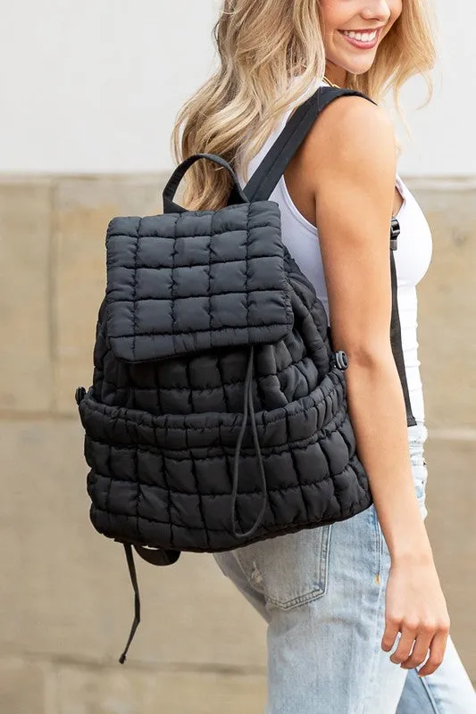 Stevie Quilted Puffer Backpacks