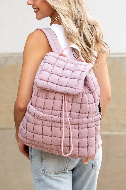 Stevie Quilted Puffer Backpacks