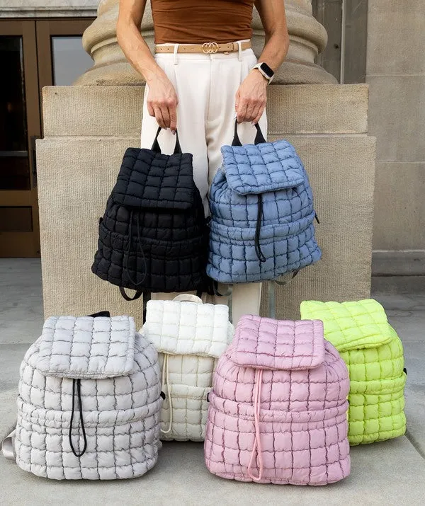 Stevie Quilted Puffer Backpacks