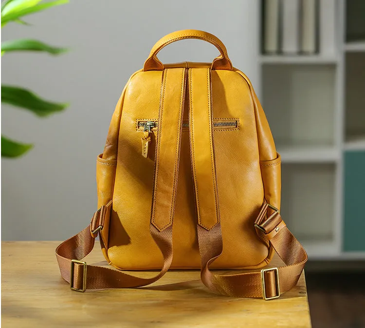 Stylish Ladies Backpack Bag Leather Rucksack For Women